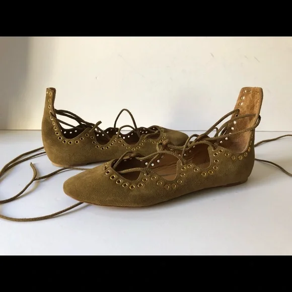 Isabel Marant Shoes Isabel Marant Leo Laceup Tie Ballerinas In